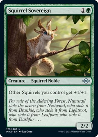 Squirrel Sovereign 175 303 Modern Horizons 2 Singles Squirrel Sovereign 175 303 Modern Horizons 2 Singles