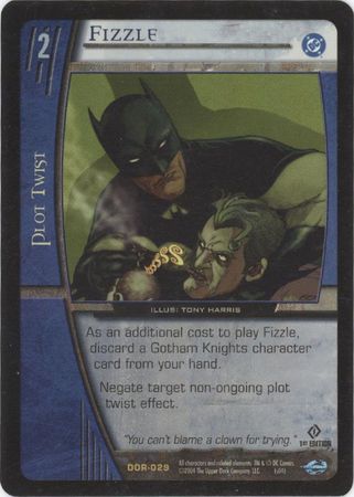 Fizzle DOR 029 Rare Foil 1st Edition Fizzle DOR 029 Rare Foil 1st Edition
