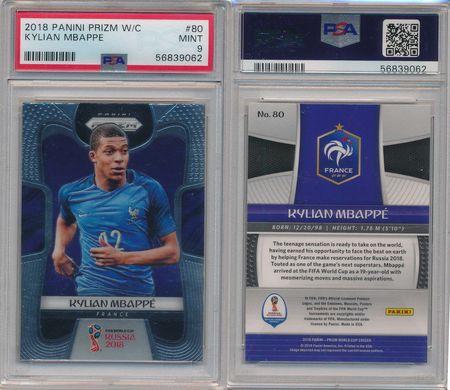 2018 panini prizm world cup mbappe