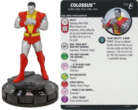 Colossus 013 Common X Men Rise and Fall Marvel Heroclix Marvel X Men Rise and Fall Singles Colossus 013 Common X Men Rise and Fall Marvel Heroclix Marvel X Men Rise and Fall Singles