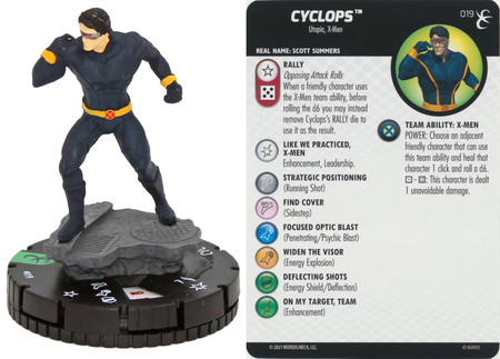 Cyclops 019 Uncommon X Men Rise and Fall Marvel Heroclix Cyclops 019 Uncommon X Men Rise and Fall Marvel Heroclix