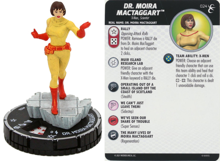 Dr Moira Mactaggart 024 Uncommon X Men Rise and Fall Marvel Heroclix Dr Moira Mactaggart 024 Uncommon X Men Rise and Fall Marvel Heroclix