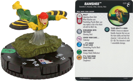 Banshee 025 Uncommon X Men Rise and Fall Marvel Heroclix Banshee 025 Uncommon X Men Rise and Fall Marvel Heroclix