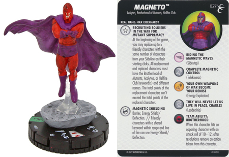 Magneto 027 Uncommon X Men Rise and Fall Marvel Heroclix Magneto 027 Uncommon X Men Rise and Fall Marvel Heroclix