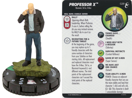 Professor X 028 Uncommon X Men Rise and Fall Marvel Heroclix Marvel X Men Rise and Fall Singles Professor X 028 Uncommon X Men Rise and Fall Marvel Heroclix Marvel X Men Rise and Fall Singles