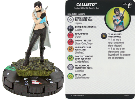 Callisto 029 Uncommon X Men Rise and Fall Marvel Heroclix Marvel X Men Rise and Fall Singles Callisto 029 Uncommon X Men Rise and Fall Marvel Heroclix Marvel X Men Rise and Fall Singles