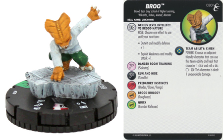 Broo 030 Uncommon X Men Rise and Fall Marvel Heroclix Broo 030 Uncommon X Men Rise and Fall Marvel Heroclix