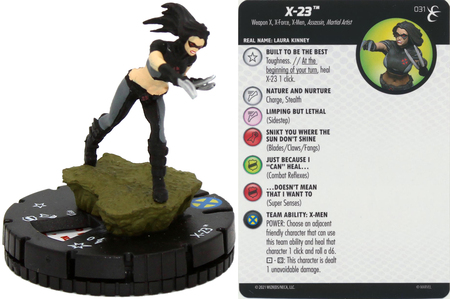 X 23 031 Uncommon X Men Rise and Fall Marvel Heroclix Marvel X Men Rise and Fall Singles X 23 031 Uncommon X Men Rise and Fall Marvel Heroclix Marvel X Men Rise and Fall Singles