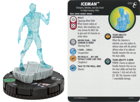 Iceman 033 Uncommon X Men Rise and Fall Marvel Heroclix Iceman 033 Uncommon X Men Rise and Fall Marvel Heroclix