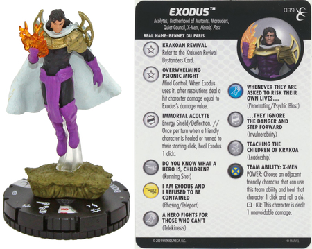 Exodus 039 Rare X Men Rise and Fall Marvel Heroclix Marvel X Men Rise and Fall Singles Exodus 039 Rare X Men Rise and Fall Marvel Heroclix Marvel X Men Rise and Fall Singles