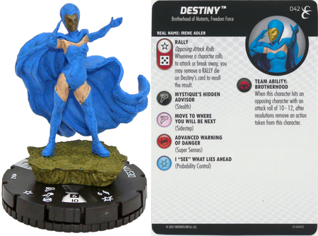 Destiny 042 Rare X Men Rise and Fall Marvel Heroclix Marvel X Men Rise and Fall Singles Destiny 042 Rare X Men Rise and Fall Marvel Heroclix Marvel X Men Rise and Fall Singles