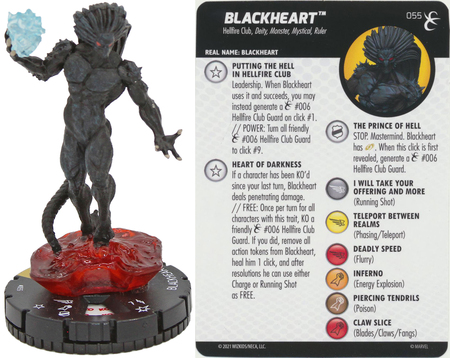 Blackheart 055 Super Rare X Men Rise and Fall Marvel Heroclix Blackheart 055 Super Rare X Men Rise and Fall Marvel Heroclix