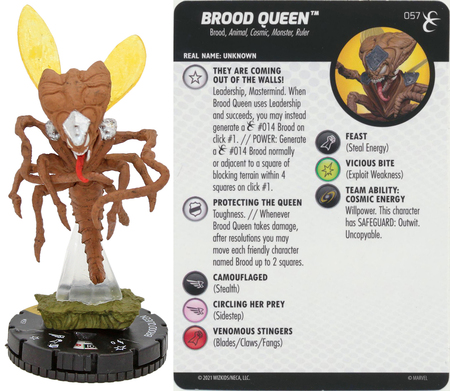 Brood Queen 057 Super Rare X Men Rise and Fall Marvel Heroclix Brood Queen 057 Super Rare X Men Rise and Fall Marvel Heroclix