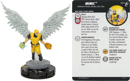 Mimic 061a Super Rare X Men Rise and Fall Marvel Heroclix Mimic 061a Super Rare X Men Rise and Fall Marvel Heroclix