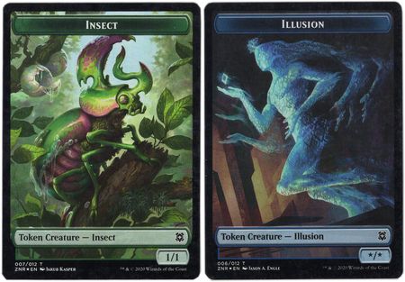 Insect 007 012 Illusion 006 012 Foil Zendikar Rising Token Zendikar Rising Foil Singles Insect 007 012 Illusion 006 012 Foil Zendikar Rising Token Zendikar Rising Foil Singles