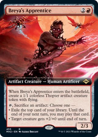 Breya s Apprentice 455 Extended Art Modern Horizons 2 Collector Booster Singles Breya s Apprentice 455 Extended Art Modern Horizons 2 Collector Booster Singles