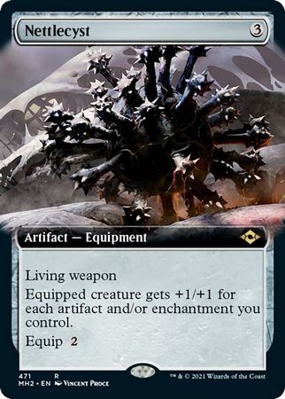 Nettlecyst 471 Extended Art Modern Horizons 2 Collector Booster Singles Nettlecyst 471 Extended Art Modern Horizons 2 Collector Booster Singles