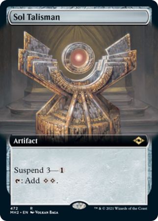Sol Talisman 472 Extended Art Modern Horizons 2 Collector Booster Singles Sol Talisman 472 Extended Art Modern Horizons 2 Collector Booster Singles