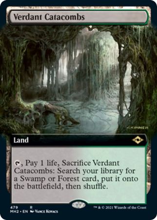 Verdant Catacombs 479 Extended Art Modern Horizons 2 Collector Booster Singles Verdant Catacombs 479 Extended Art Modern Horizons 2 Collector Booster Singles