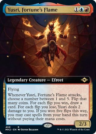 Yusri Fortune s Flame 468 Extended Art Modern Horizons 2 Collector Booster Singles Yusri Fortune s Flame 468 Extended Art Modern Horizons 2 Collector Booster Singles