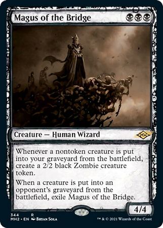 Magus of the Bridge 344 Showcase Sketch Modern Horizons 2 Collector Booster Singles Magus of the Bridge 344 Showcase Sketch Modern Horizons 2 Collector Booster Singles