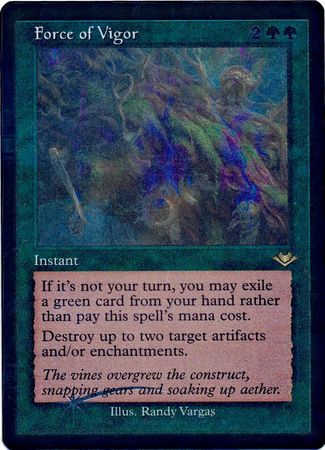 Magic: The Gathering Force of Will deals retro frame foil