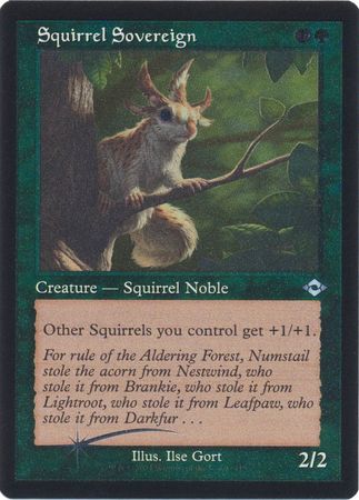 Squirrel Sovereign 415 Showcase Retro Frame Etched Foil Modern Horizons 2 Etched Foil Singles Squirrel Sovereign 415 Showcase Retro Frame Etched Foil Modern Horizons 2 Etched Foil Singles