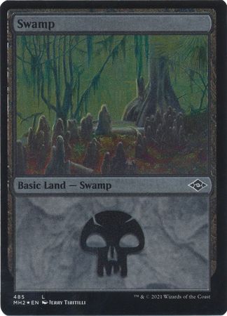 Swamp 485 Etched Foil Swamp 485 Etched Foil