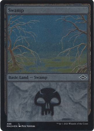 Swamp 486 Etched Foil Swamp 486 Etched Foil