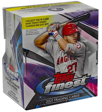 2021 Topps Finest Baseball Hobby Box (Topps) 09787 | TrollAndToad