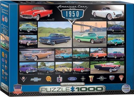 American Cars of the 1950s 1000 Piece Puzzle Eurographics Puzzles Eurographics Puzzles American Cars of the 1950s 1000 Piece Puzzle Eurographics Puzzles Eurographics Puzzles