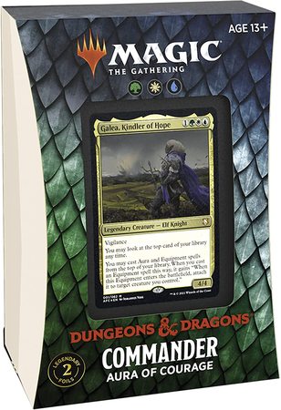 Adventures in the Forgotten Realms Aura of Courage Commander Deck MTG Magic The Gathering Sealed Product Adventures in the Forgotten Realms Aura of Courage Commander Deck MTG Magic The Gathering Sealed Product