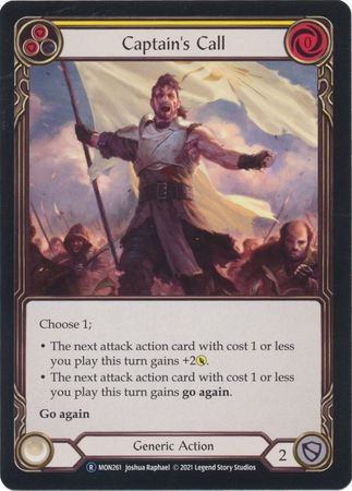 Captain s Call Yellow MON261 Rare Unlimited Captain s Call Yellow MON261 Rare Unlimited