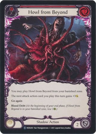 Howl from Beyond Red MON200 Rare Unlimited Howl from Beyond Red MON200 Rare Unlimited