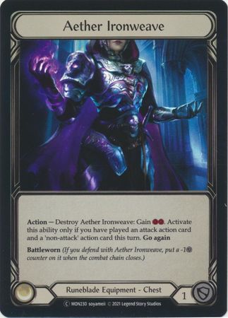 Aether Ironweave MON230 Common Rainbow Foil Unlimited Aether Ironweave MON230 Common Rainbow Foil Unlimited
