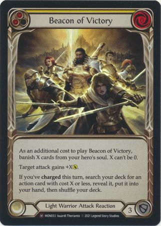 Beacon of Victory MON033 Majestic Rainbow Foil Unlimited Monarch Unlimited Foil Singles Beacon of Victory MON033 Majestic Rainbow Foil Unlimited Monarch Unlimited Foil Singles