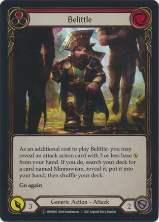 Belittle Red MON266 Common Rainbow Foil Unlimited Monarch Unlimited Foil Singles Belittle Red MON266 Common Rainbow Foil Unlimited Monarch Unlimited Foil Singles