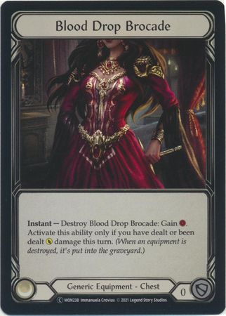 Blood Drop Brocade MON238 Common Rainbow Foil Unlimited Blood Drop Brocade MON238 Common Rainbow Foil Unlimited