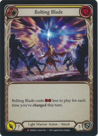 Bolting Blade MON032 Majestic Rainbow Foil Unlimited Monarch Unlimited Foil Singles Bolting Blade MON032 Majestic Rainbow Foil Unlimited Monarch Unlimited Foil Singles