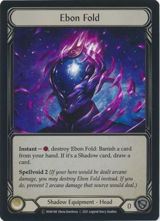 Ebon Fold MON188 Common Rainbow Foil Unlimited Monarch Unlimited Foil Singles Ebon Fold MON188 Common Rainbow Foil Unlimited Monarch Unlimited Foil Singles