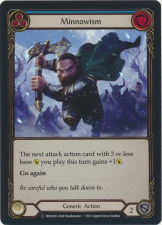 Minnowism Blue MON298 Common Rainbow Foil Unlimited Monarch Unlimited Foil Singles Minnowism Blue MON298 Common Rainbow Foil Unlimited Monarch Unlimited Foil Singles