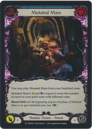 Mutated Mass MON191 Majestic Rainbow Foil Unlimited Mutated Mass MON191 Majestic Rainbow Foil Unlimited