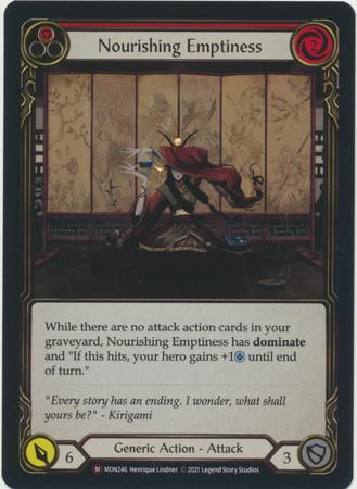 Nourishing Emptiness MON246 Majestic Rainbow Foil Unlimited Monarch Unlimited Foil Singles Nourishing Emptiness MON246 Majestic Rainbow Foil Unlimited Monarch Unlimited Foil Singles