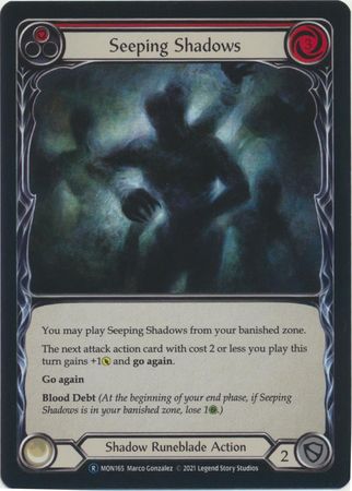 Seeping Shadows Red MON165 Rare Rainbow Foil Unlimited Monarch Unlimited Foil Singles Seeping Shadows Red MON165 Rare Rainbow Foil Unlimited Monarch Unlimited Foil Singles