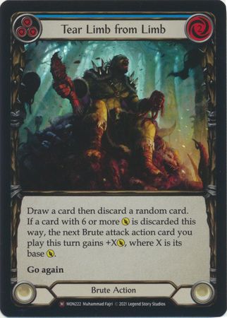 Tear Limb from Limb MON222 Majestic Rainbow Foil Unlimited Tear Limb from Limb MON222 Majestic Rainbow Foil Unlimited
