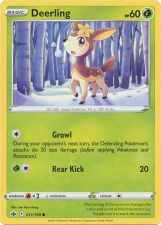 Deerling 011 198 Common Sword Shield Chilling Reign Singles Deerling 011 198 Common Sword Shield Chilling Reign Singles