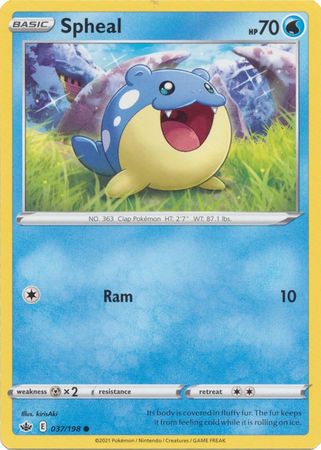 Spheal 37 198 Common Sword Shield Chilling Reign Singles Spheal 37 198 Common Sword Shield Chilling Reign Singles