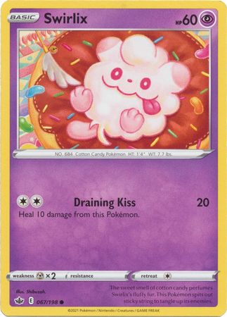 Swirlix 67 198 Common Sword Shield Chilling Reign Singles Swirlix 67 198 Common Sword Shield Chilling Reign Singles