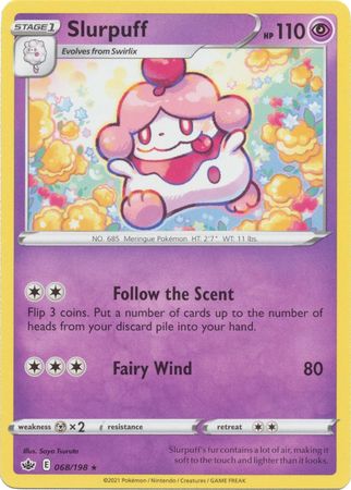 Slurpuff 068 198 Rare Sword Shield Chilling Reign Singles Slurpuff 068 198 Rare Sword Shield Chilling Reign Singles