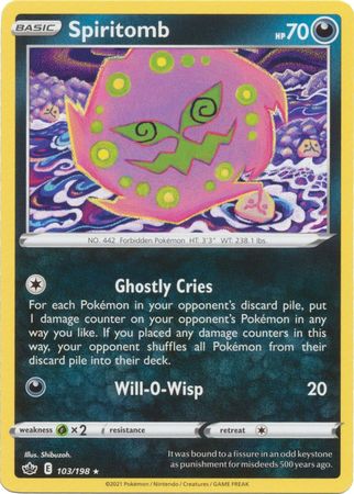 Spiritomb - 62/114 - Steam Siege - Reverse Holo – Card Cavern